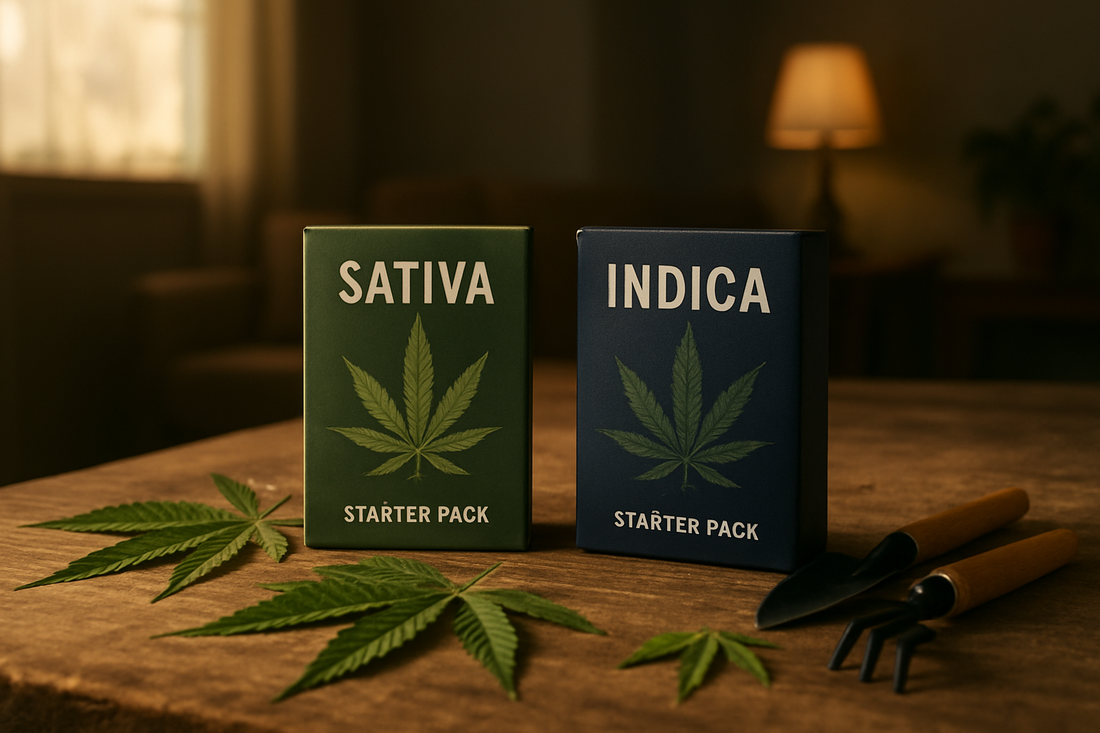 Starter Pack Buying Guide: Is Sativa or Indica Right for You? - Nirvana USA